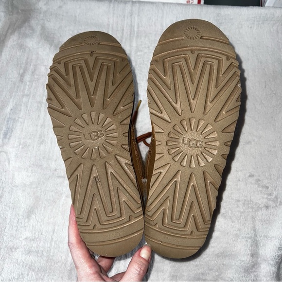 UGG Highland Hi Heritage Chestnut Fiery Red Suede Hiking Boot - Picture 8 of 11